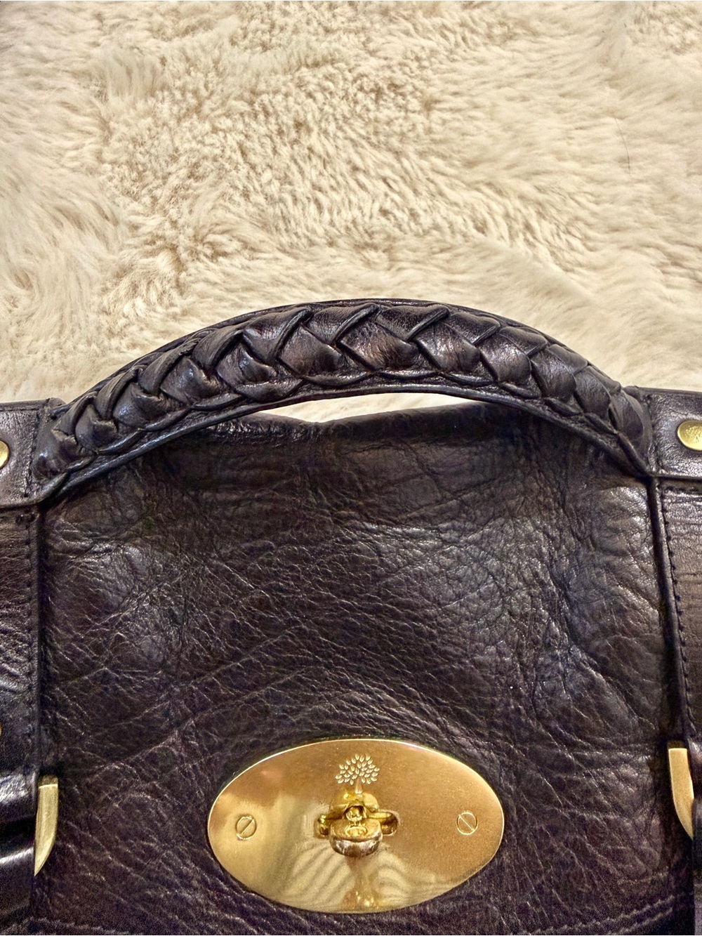 Mulberry Alexa Black Leather Shoulder Handbag
Satchel Crossbody Authentic Bag - Picture 7 of 14